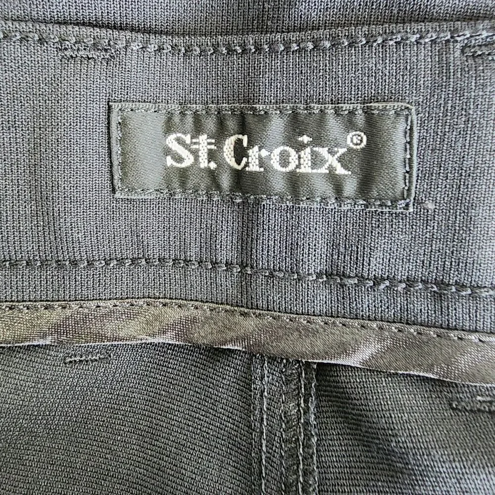 St. Croix Collections Men’s Wool Blend Pants Black Size 38 Made in Italy